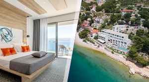 SVIBANJ u Omišu poziva na odmor! Rezervirajte 2 ili 3 noćenja s POLUPANSIONOM za dvoje u luksuznom Hotelu Saint Hildegard  i uživajte u spoju mora, sunca i udobnosti uz prekrasne poglede!