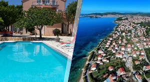 Pansion Bonaca, Srima: 7 noćenja s DORUČKOM za 2 odrasle osobe i 3 djece do 7 god. LIPANJSKI odmor uz korištenje bazena, roštilja, klime i parkinga u blizini VODICA i Šibenika. Iskoristite priliku!