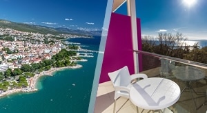 POČETAK LJETA: Hotel Crikvenica! 2 noćenja s DORUČKOM za 2 osobe + dijete do 5g GRATIS. SUPERIOR soba s balkonom, DESERT dobrodošlice i nordijski štapovi. REZERVIRAJTE TOP ODMOR ODMAH!