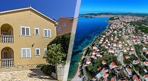 POČETAK LJETA U VODICAMA! 8 dana i 7 noćenja za 4 OSOBE u Villi Oaza: apartmani Maslina, Smokva ili Bor! Iskoristite TOP AKCIJU uz BESPLATAN PARKING i gratis WI-FI!