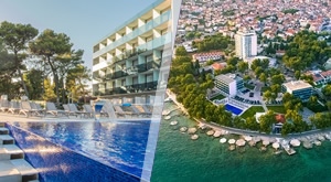NAGRADNA PONUDA - vrijedi od 29.05. - 03.07.: 2 noćenja uz All Inclusive light za 2 osobe u Ville Arausana   Antonina u VODICAMA! Soba morska strana, unutarnji i vanjski BAZEN hotela Punta i SAUNE!