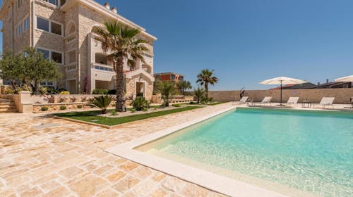 Chateau Dabo Luxury Pool Apartments - Kraj ljeta na Pagu, Novalja, Hrvatska - 940 EUR - 5x noćenje u dvosobnom apartmanu (3+2) za 5 osoba, Korištenje vanjskog bazena