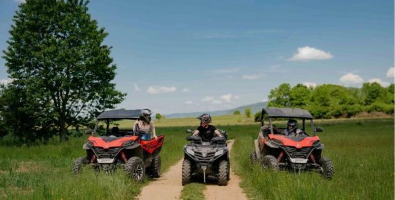 QUAD/BUGGY AVANTURA i vožnja PROZIRNIM KAJAKOM za DVOJE