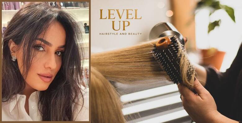 Frizerski salon LEVEL UP - šišanje i fen frizura + GRATIS Keune Care linija za dubinski tretman kose
